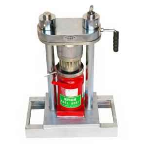 Quality 0.75kg/Batch 70kg Seed Oil Press Machine Mini Manual Hydraulic Cold Sunflower 3kg/H wholesale