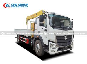 Quality 240HP 6.3ton Foton Hydraulic Crane Truck Maintenance Hoisting Crane wholesale