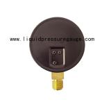 4 Inch Dry hydraulic General Pressure Gauges 1/2 BSP Steel Case 150 Psi