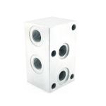 Stainless Steel OEM Parts for Customer Blocks in Certified by RoHS
