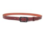 Fashionable Womens Genuine Leather Belt With Zinc Alloy Pin Buckle