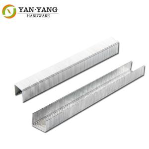 Quality Furniture hardware 22 gauge industry staples 1308 length 8 mm wholesale
