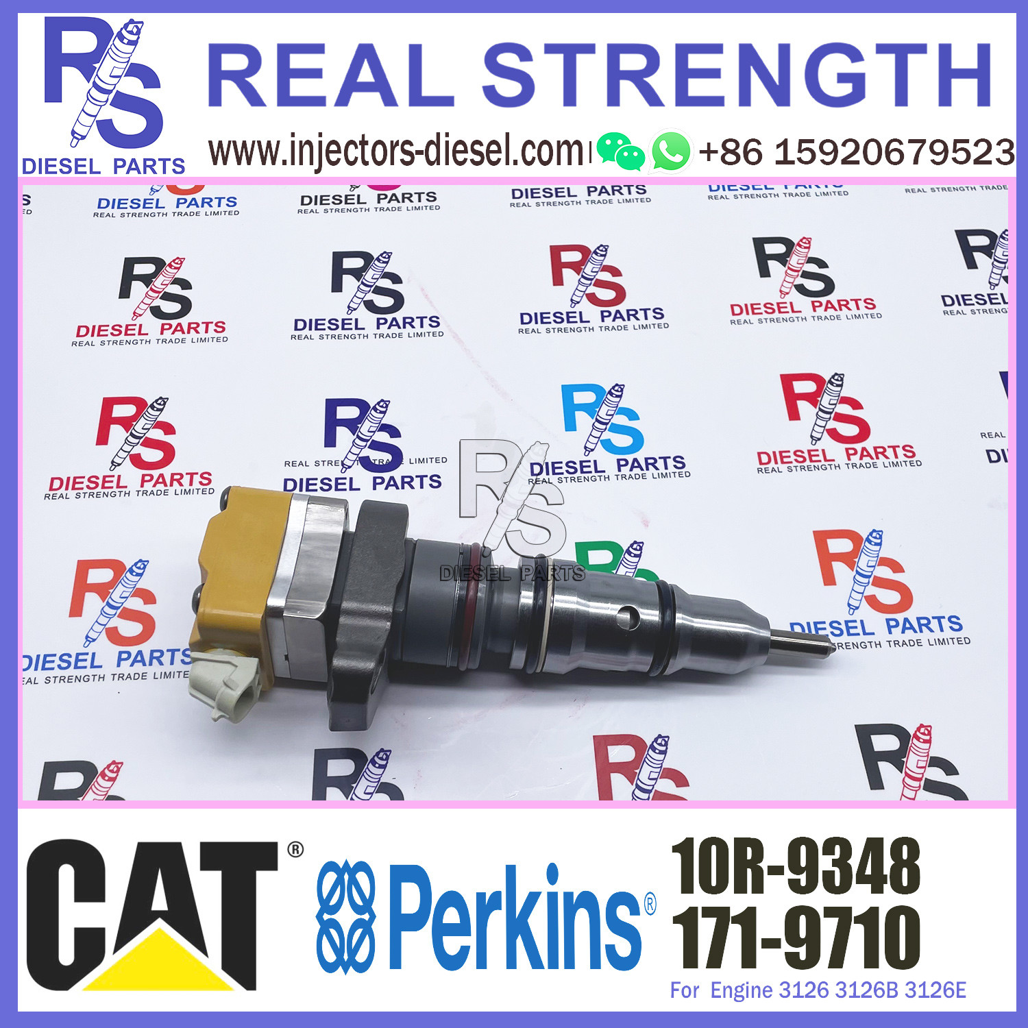 Diesel Fuel Common Rail Injector 1719710 10R9348 171-9710 10R-9348 For CAT Engine