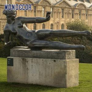 Quality Outdoor Park Metal Bronze Statues Sculpture Art Naked Female wholesale