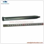V shaped steel tent peg tent stake 18cm