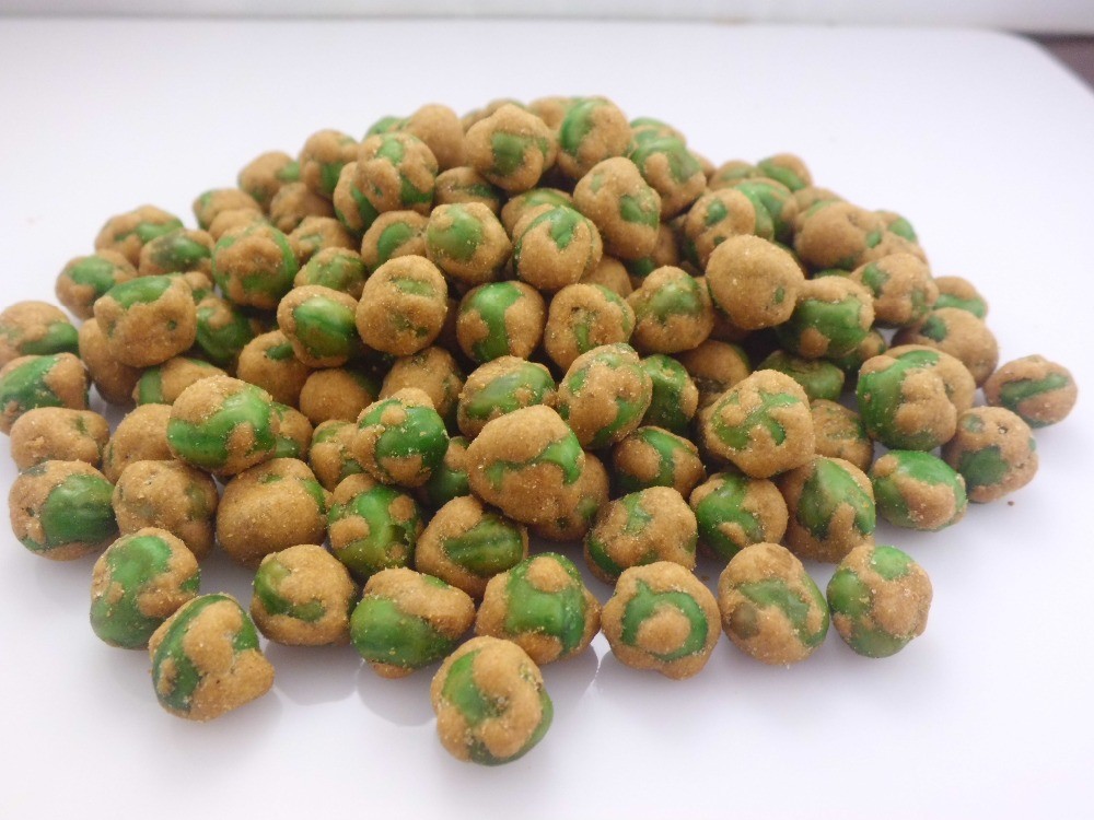Wasabi Roasted Green Peas
