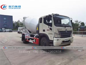 Quality Foton Rowor 4х2 5.5cbm Cement Mixer Truck With Q345 Steel Tank wholesale