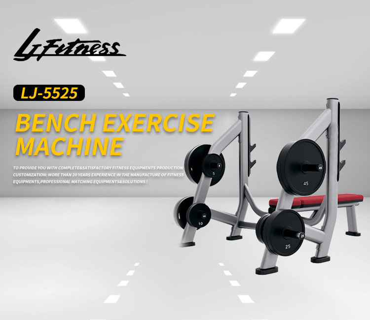 Life Fitness Commercial Gym Rack And Olympic Bench Weight Storage Machine