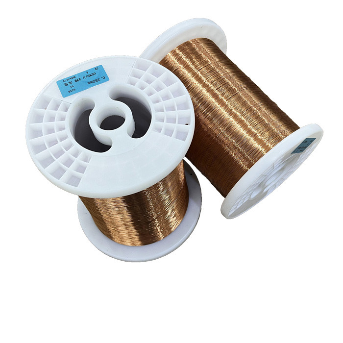 Enameled Copper Wire UEWH AWG 46-18 Temperature Class 180℃ For Temperature-Resistant Transformers Suitable