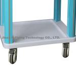 Hospital Thickened Bottom Icu Emergency Trolley 62*48*99cm