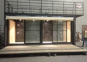 Quality Outdoor Electric 20HC Steel Frame Prefabricated Houses With Hardcover Terrace wholesale