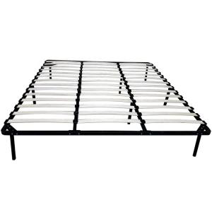 Quality European Style Wooden Slat Bed Frame Eco Friendly Finish 5 Intermediate Legs wholesale