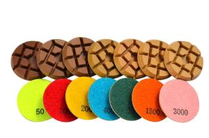 Quality Super Fine 3 Inch Flexible Diamond Polishing Pads Good And Stable Performance wholesale