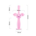 Silicone Baby Teether ，Food Grade Silicone Baby Toothbrush Infant Training