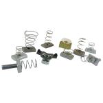 Hot Dip Galvanized Spring Loaded Wing Nut For Construction Channel Steel 1/2" 1