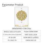 Dimmable COB LED Chip Special for photography lamps 3856 300W 500W 2700k 3000k