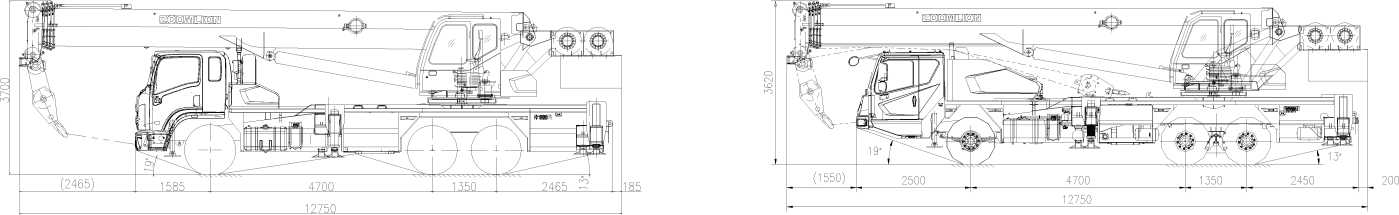 Original Engine 10 Ton 25 Ton Truck Mobile Crane Mini Truck Crane Easy Operation