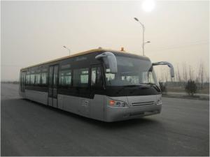Quality Adjustable 14 Seater Airport Limousine Bus , Low Carbon Alloy Steel Body Aero Bus wholesale