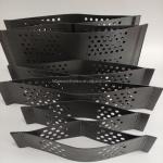 Gravel Driveway Black HDPE Geocell For Road Construction Soil Reinforcement