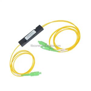 Quality 4g Network Supply CWDM SC APC ABS box 1310 1490 1550nm fiber optic 3-port FWDM For FTTH wholesale