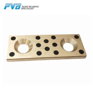 Quality 5mm Graphite Plugged Bronze Wear Plate Oilless Bronze Wear Plates wholesale