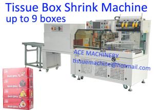 Quality Sealing Shrinking 9 Boxes Tissue Paper Packing Machine wholesale