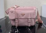 Triangle Logo Luxury Canvas Bag , Adjustable Nylon Shoulder Strap Luxury