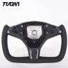 Buy cheap Flat Bottom Carbon Fiber Alcantara Steering Wheel 2022 New Style from wholesalers