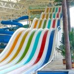42m Length Rainbow Water Slide Water Park Equipment OEM/ODM Available