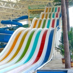 Quality Large Capacity Custom Waterslides High Speed Racing Waterslide wholesale