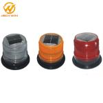 Red Amber Flashing Marine Solar Warning Light Magnet Base Waterproof IP68