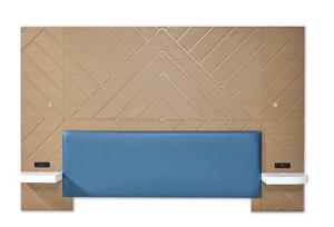 Quality Hampton Inn hotel luxury furniture new design king headboard with upholstery for hotel bedroom wholesale