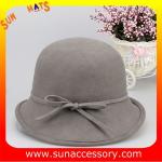 T2991236 Sun Accessory customized winner fashion 100% wool felt cloche hats,