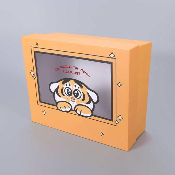 Heaven and earth cover window gift box customized visual shirt stationery