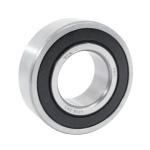 Bore 20mm Brass Cage Double Row Ball Bearings Stainless Steel Bearing 1204C3