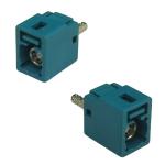 WaterBlue Color FAKRA Z Connector Straight Type For Car Radio Antenna