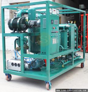 Quality Double Vacuum Stage Transformer Oil Purification Machine Large Flow Rate wholesale
