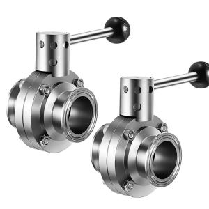 Quality General Stainless Steel Butterfly Valve , Sanitary Clamp Butterfly Valve 50mm wholesale