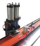 2100mm Wide Semi Automatic Pneumatic Finger Punching Machine For PU PVC Conveyor