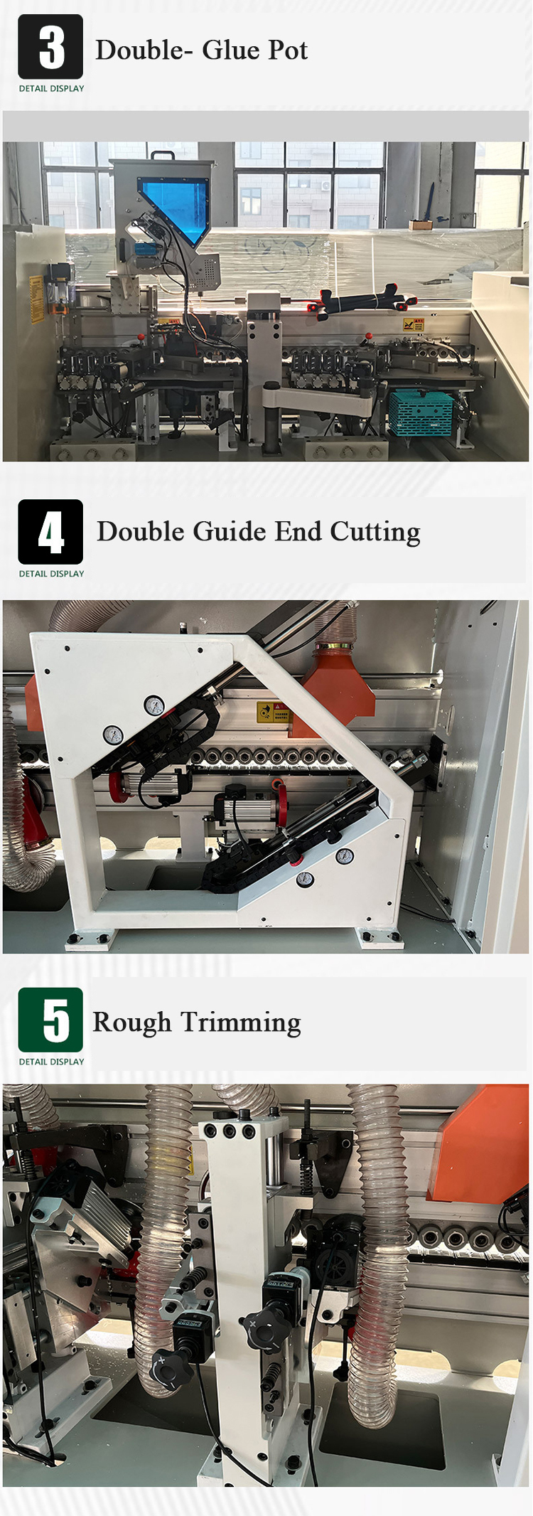Wood Edge Banding Machine for Wood Based Panels Machinery in Building Material Shops