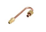 Copper Straight Tap Connector , 15mm To 22mm Flexible Tap Connector With