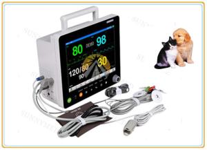 China 15 Inch Veterinary Multiparameter Monitor , Animal Portable Vital Sign Machine on sale