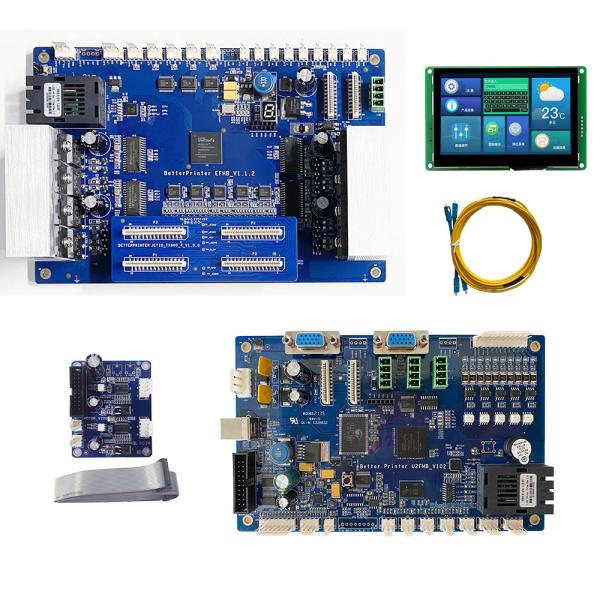 USB2.0 Tx600 Four Head Printer Board For Flat Panel PET Film Heat Transfer