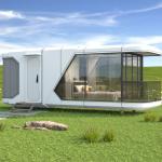 Custom Design Outdoor Prefabricated Prefab Space Capsule House Villa for Hotel