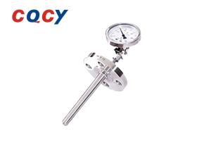 Quality Oil Filling Temperature Instrument Shock Resistant Electrical Contact Bimetal Thermometer wholesale