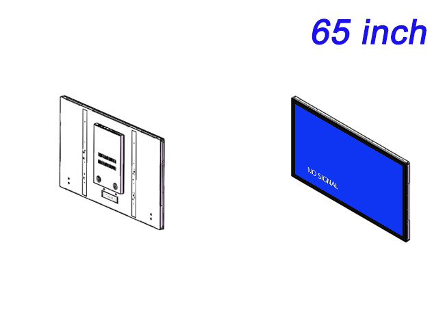 65-Inch Embedded Monitor for Smart Infrastructure, Immersive Advertising, High-End Corporate Interfaces, and Conference Rooms