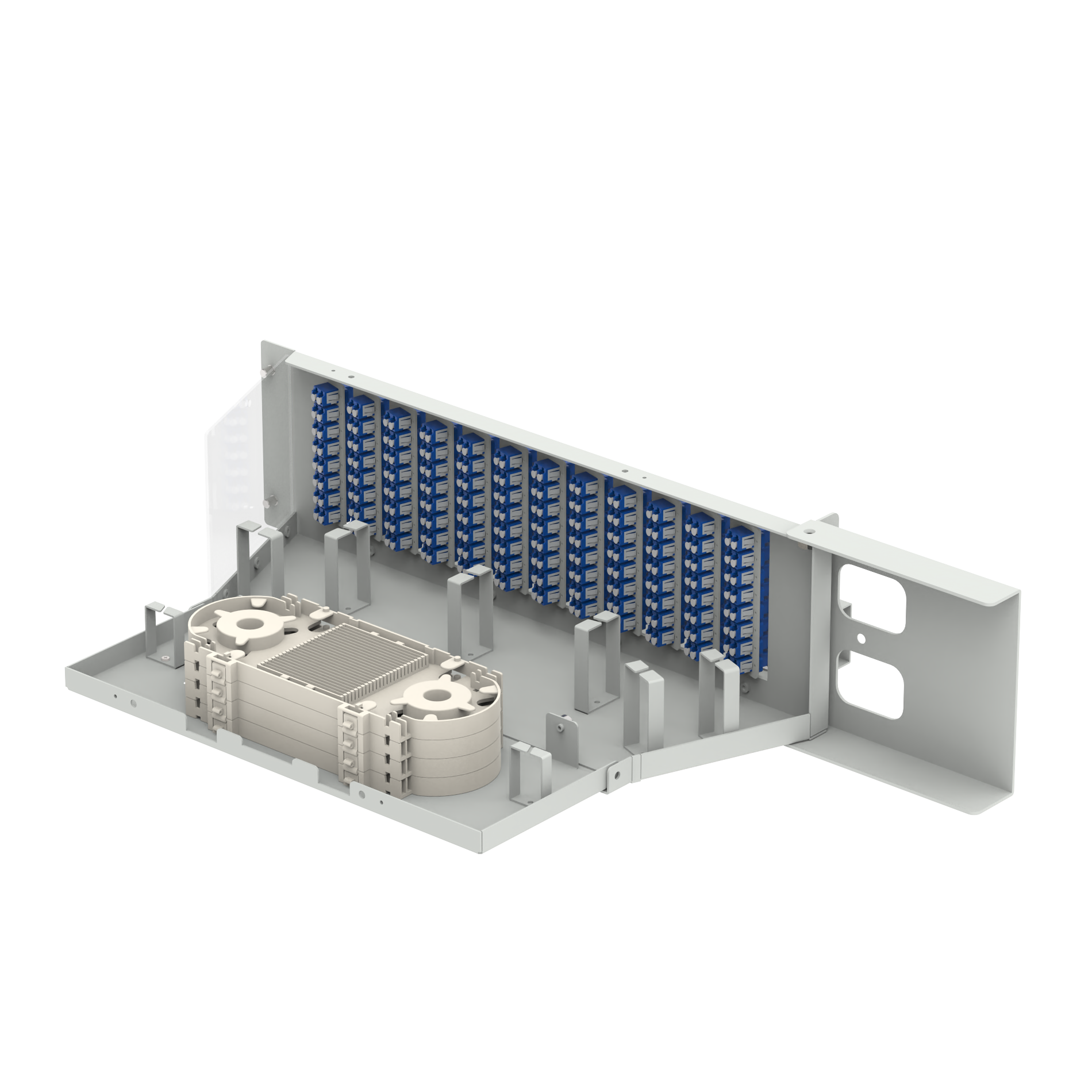 Optical Equipment 96 Cores Fiber Optic Patch Panel for Sub Optic Distribution Frame