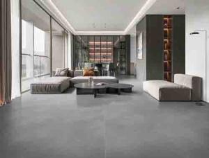Quality Large Format Cement Look Floor Tiles Porcelain Matte Dark Structure 60*120cm wholesale