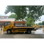 7890*2400*2550mm ISUZU Flat-Bottomed Remote Control Barrier Truck For Barrier