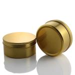 Rose Gold Cream Aluminum Cosmetic Jar 5ML-250ML